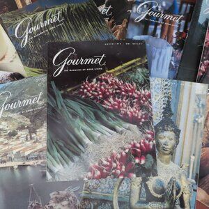 Lot of 12 Vintage 1978 Gourmet Magazines
